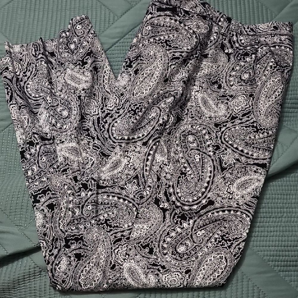 Lauren Ralph Lauren Paisley Print Women's Pants Size 10